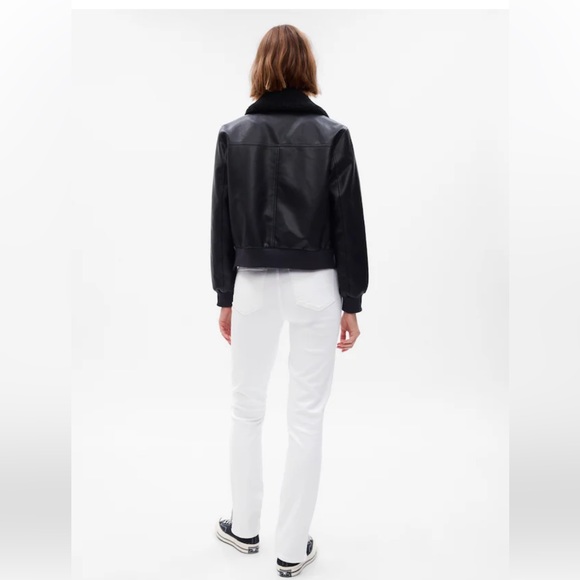 Gap White Vintage Slim High Rise Jeans - Picture 2 of 6